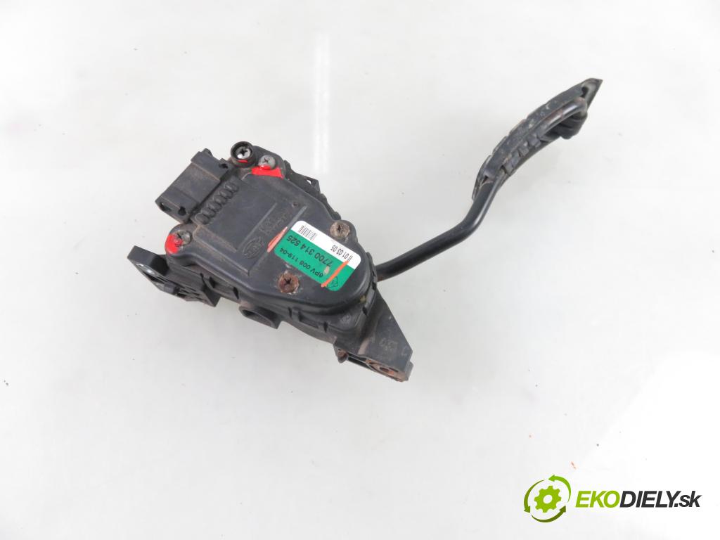 RENAULT MASTER II Skrzynia (FD) FURGON 2005 0,00 2.5 dCi 120 - G9U 754 2464,00 Potenciometer plynového pedálu 7700314525 ; 6PV00811904 (Pedále)