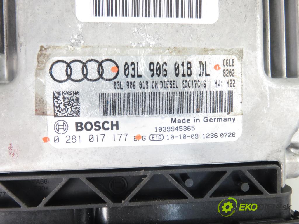 AUDI Q5 (8R) SUV 2011 125,00 2.0 TDI quattro - CGLB 1968,00 Riadiaca jednotka Motor 03L906018DL ; 0281017177