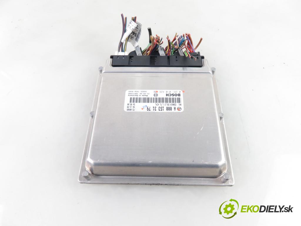 MERCEDES-BENZ KLASA A (W168) HB 2001 70,00 A 170 CDI 95 - OM 668.942 1689,00 Riadiaca jednotka Motor A0001533179 ; 0281010426