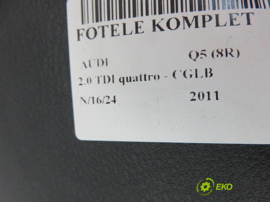 AUDI Q5 (8R) SUV 2011 125,00 2.0 TDI quattro - CGLB 1968,00 Sedadlo šoféri