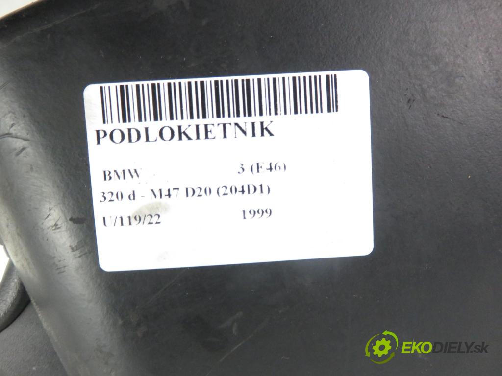 BMW 3 (E46) SEDAN 1999 100,00 320 d 136 - M47 D20 (204D1) 1951,00 Lakťová opierka 8213678
