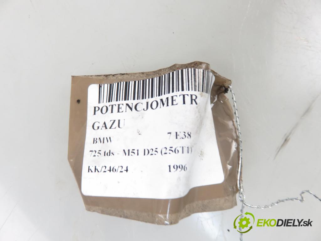 BMW 7 (E38) SEDAN 1996 105,00 725 tds 143 -  M51 D25 (256T1) 2497,00 Potenciometer plynového pedálu 0205001040 ; 2245690 (Pedále)