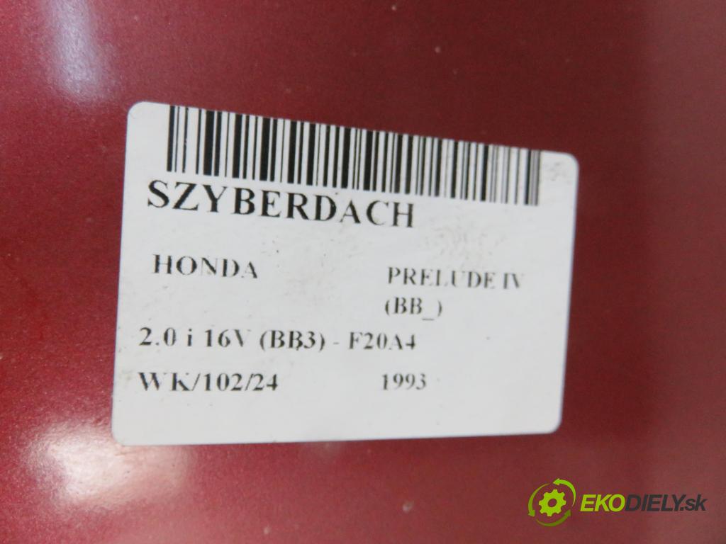 HONDA PRELUDE IV (BB_) COUPE 1993 98,00 2.0 i 16V (BB3) - F20A4 1997,00 střešní okno  (Okna karoserie)