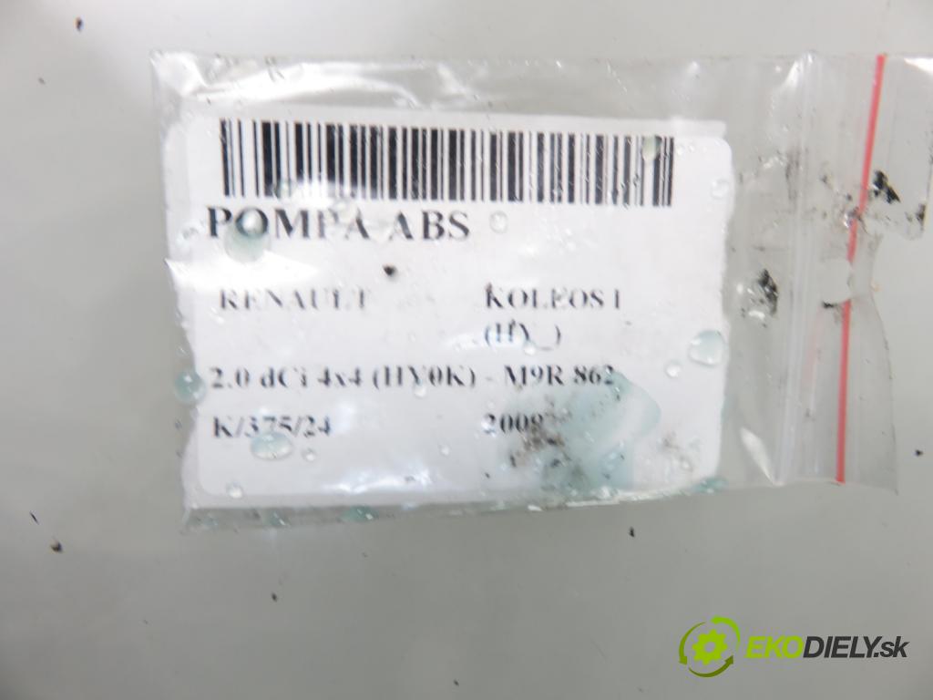 RENAULT KOLEOS I (HY_) SUV 2009 110,00 2.0 dCi 4x4 150 1995,00 Pumpa ABS 47660JY02B (Pumpy ABS)