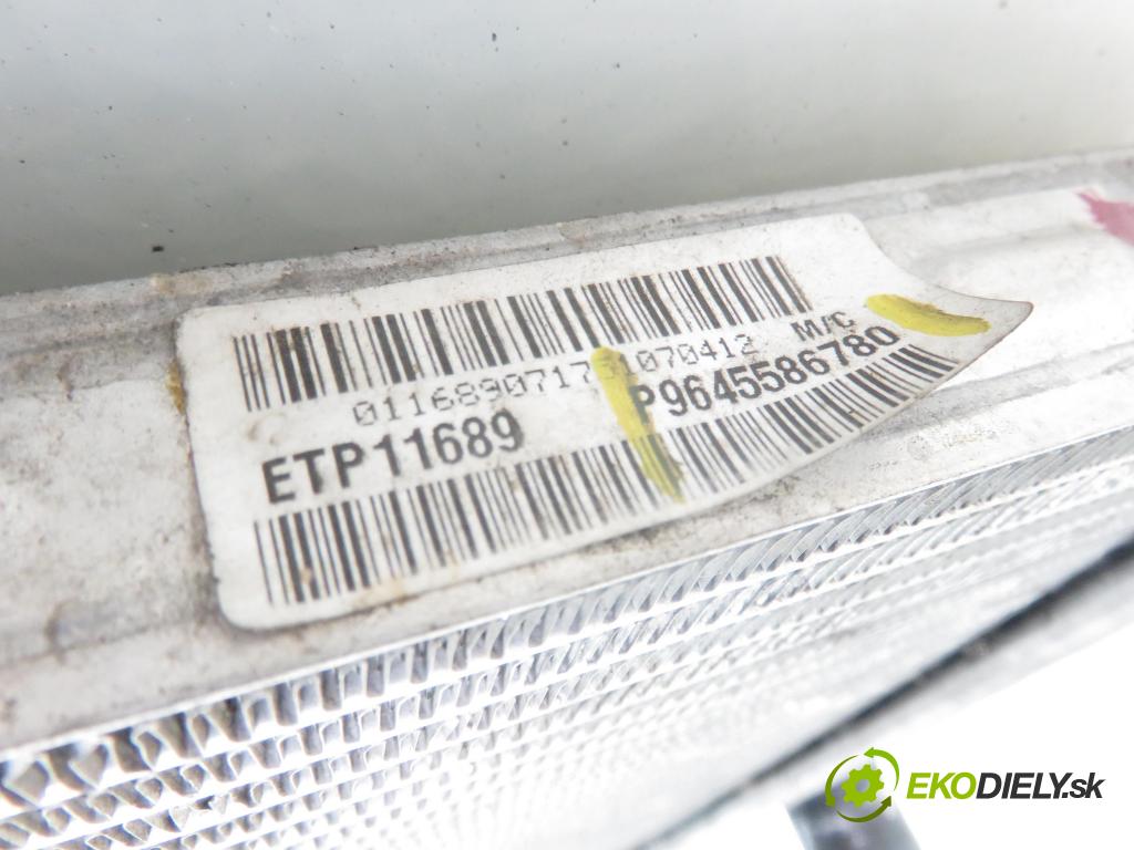 CITROEN C4 I (LC_) HB 2007 66,00 1.6 HDi - 9HX (DV6ATED4) 1560,00 chladič vody 9645586780