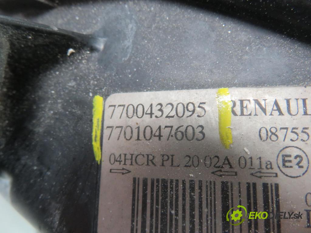 RENAULT SCENIC I (JA0/1_) MINIVAN 2002 79,00 1.6 16V 107 - K4M 700 1598,00 Svetlo PP 7700432095 ; 7701047603