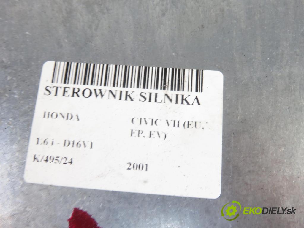 HONDA CIVIC VII Hatchback (EU, EP, EV) HB 2001 81,00 1.6 i - D16V1 1590,00 Riadiaca jednotka Motor 37820PMHG01