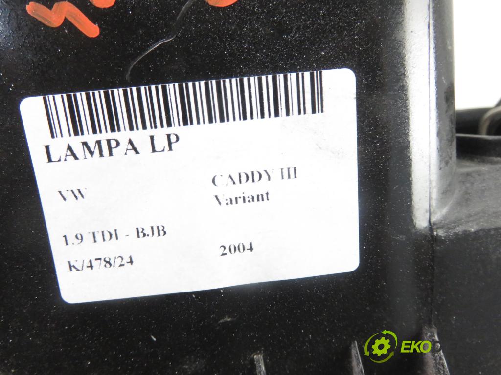 VW CADDY III Variant (2KB, 2KJ, 2CB, 2CJ) KOMBIVAN 2004 77,00 1.9 TDI - BJB 1896,00 Svetlo LP