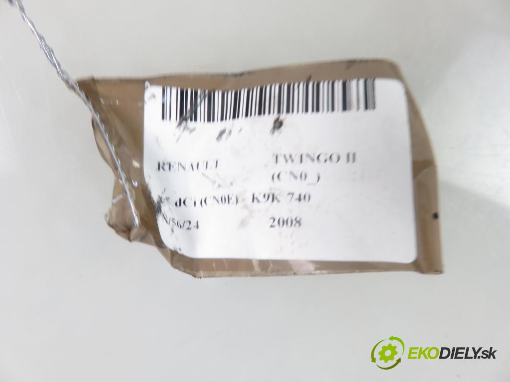RENAULT TWINGO II (CN0_) HB 2008 47,00 1.5 dCi (CN0E) - K9K 740 1461,00 Potenciometer plynového pedálu 8200426241D ; 6PV00908504 (Pedále)