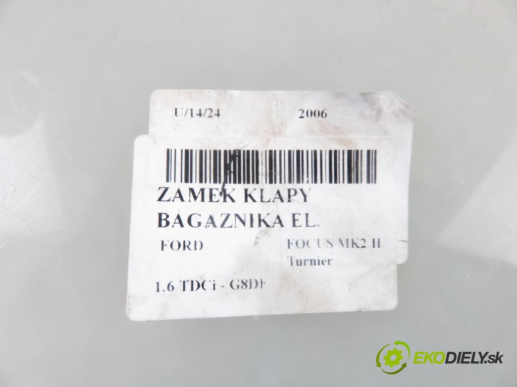 FORD FOCUS II Turnier (DA_, FFS, DS) KOMBI 2006 80,00 1.6 TDCi 109 - G8DE 1560,00 zámok dveří kufr EL. 3M51R442A66AP
