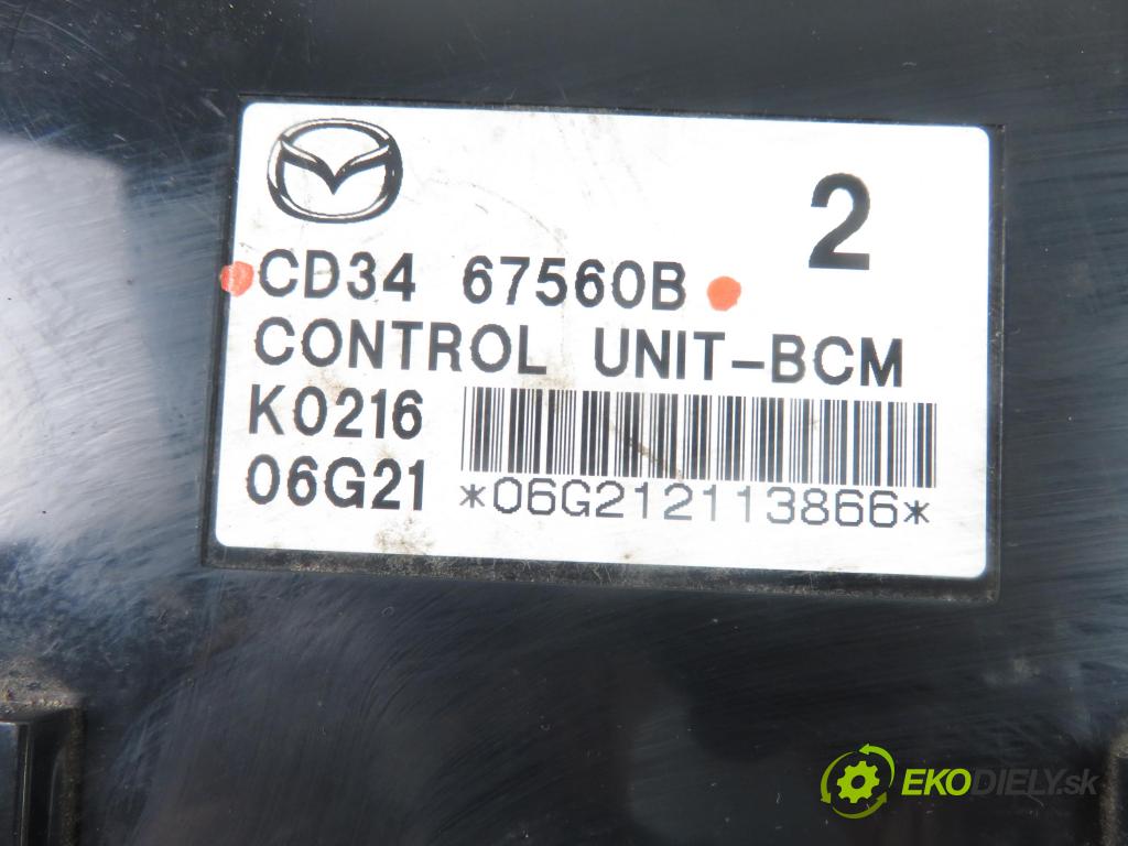 MAZDA 5 (CR19) MINIVAN 2006 105,00 2.0 MZR-CD 143 - RF7J 1998,00 MODUL BSI CD3467560B