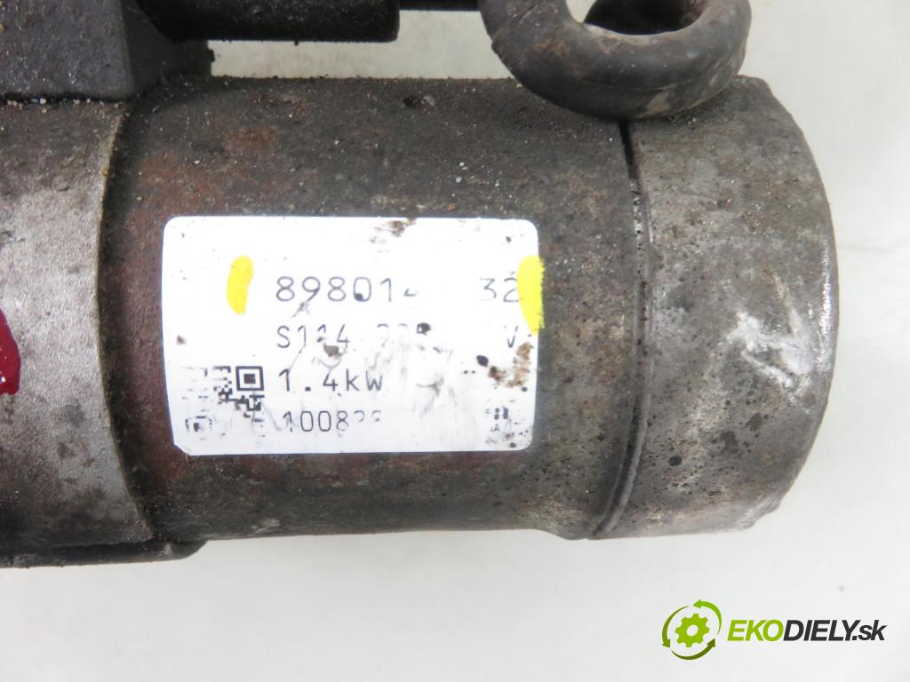 OPEL ASTRA J HB 2011 81,00 1.7 CDTI - A 17 DTJ 1686,00 Štartér 8980147432 (Štartéry)