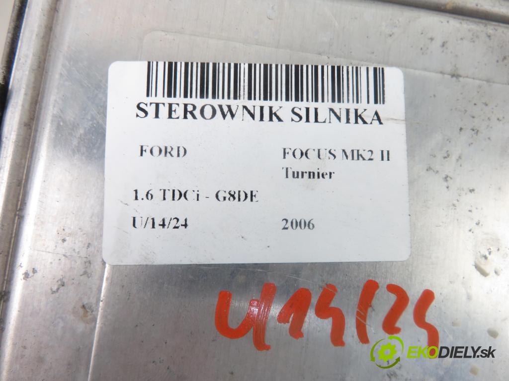 FORD FOCUS II Turnier (DA_, FFS, DS) KOMBI 2006 80,00 1.6 TDCi 109 - G8DE 1560,00 Riadiaca jednotka Motor 7M5112A650UC ; 0281012487