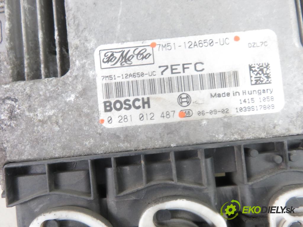 FORD FOCUS II Turnier (DA_, FFS, DS) KOMBI 2006 80,00 1.6 TDCi 109 - G8DE 1560,00 Riadiaca jednotka Motor 7M5112A650UC ; 0281012487