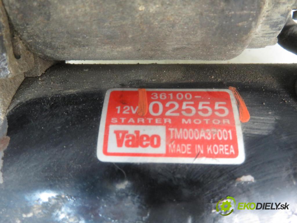 KIA PICANTO (BA) HB 2004 45,00 1.0 12V 61 - G4HE 999,00 Štartér 3610002555 (Štartéry)