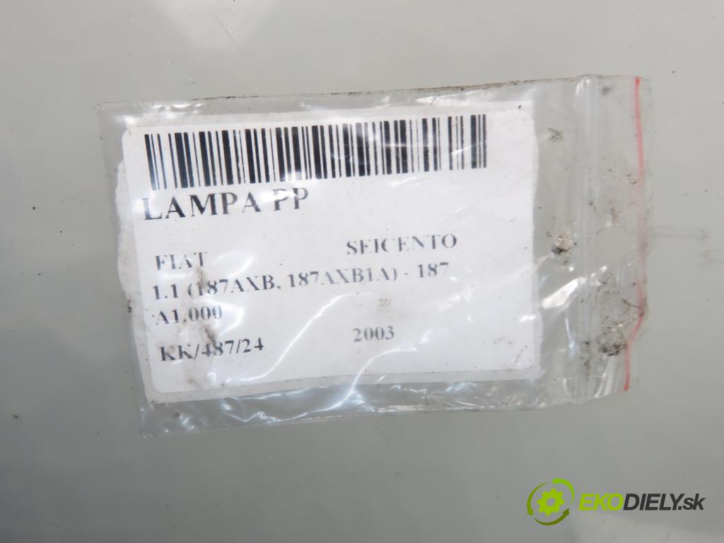 FIAT SEICENTO / 600 (187_) HB 2003 40,00 1.1 54 - 187 A1.000 1108,00 Svetlo PP 46512763