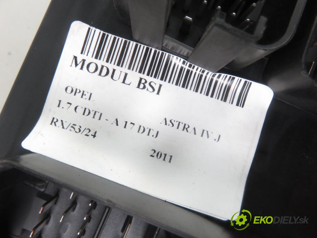 OPEL ASTRA J HB 2011 81,00 1.7 CDTI - A 17 DTJ 1686,00 MODUL BSI 13318783RJ