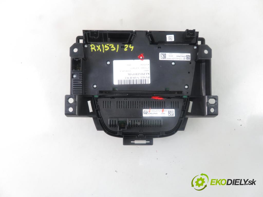OPEL ASTRA J HB 2011 81,00 1.7 CDTI - A 17 DTJ 1686,00 Panel kúrenia KLIMATRONIK 13343707