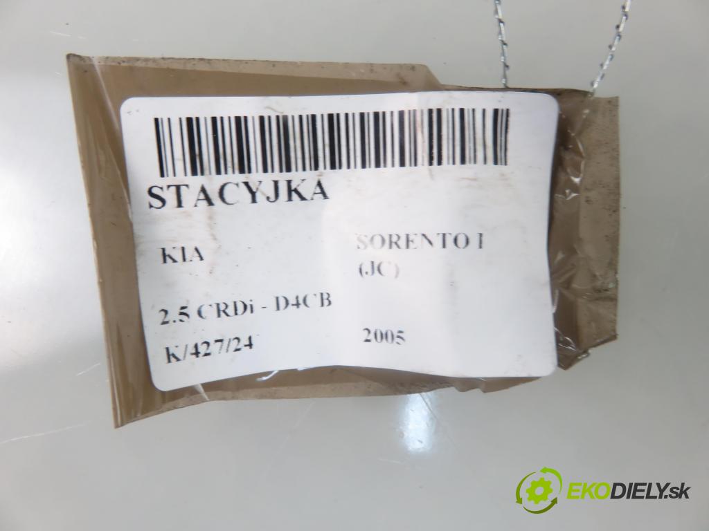 KIA SORENTO I (JC) SUV 2005 103,00 2.5 CRDi 140 - D4CB 2497,00 spinačka  (Spínacie skrinky a kľúče)