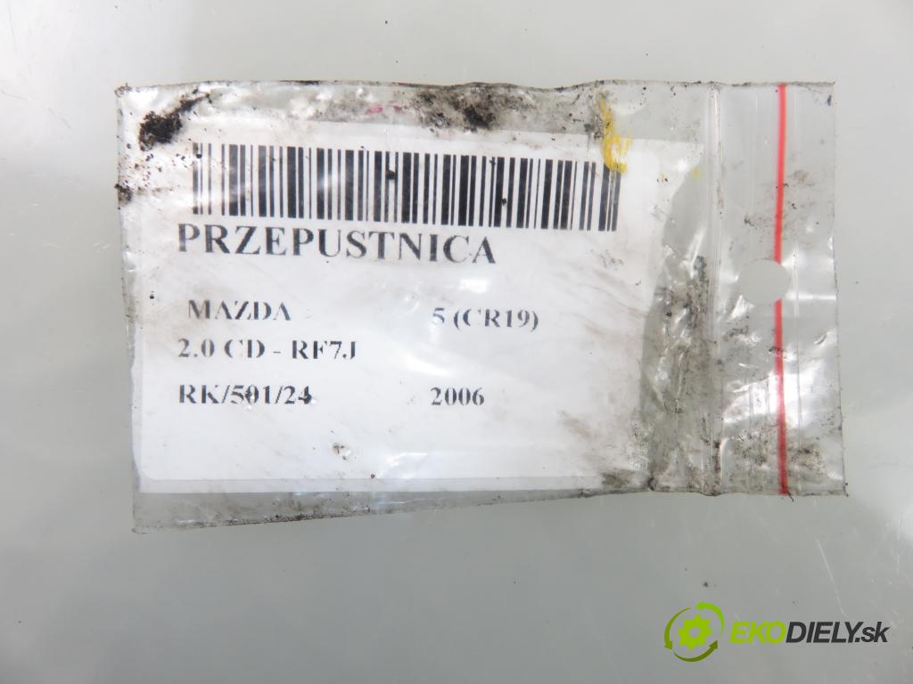 MAZDA 5 (CR19) MINIVAN 2006 105,00 2.0 MZR-CD 143 - RF7J 1998,00 Škrtiaca klapka RF7J136B0C (Škrtiace klapky)