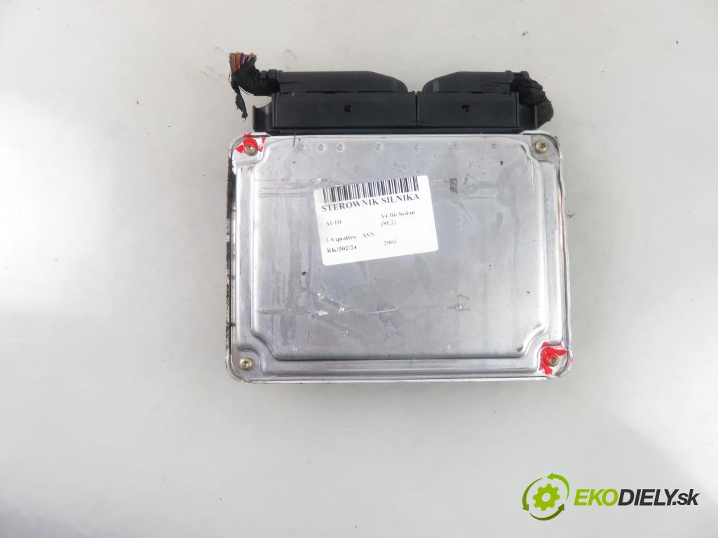 AUDI A4 (8E2, B6) SEDAN 2003 162,00 3.0 quattro - ASN 2976,00 Riadiaca jednotka Motor 8E0909059 ; 0261207579