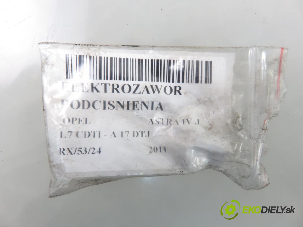OPEL ASTRA J HB 2011 81,00 1.7 CDTI - A 17 DTJ 1686,00 ELEKTROVENTIL: VAKUUM: 8981056561 ; 70308500