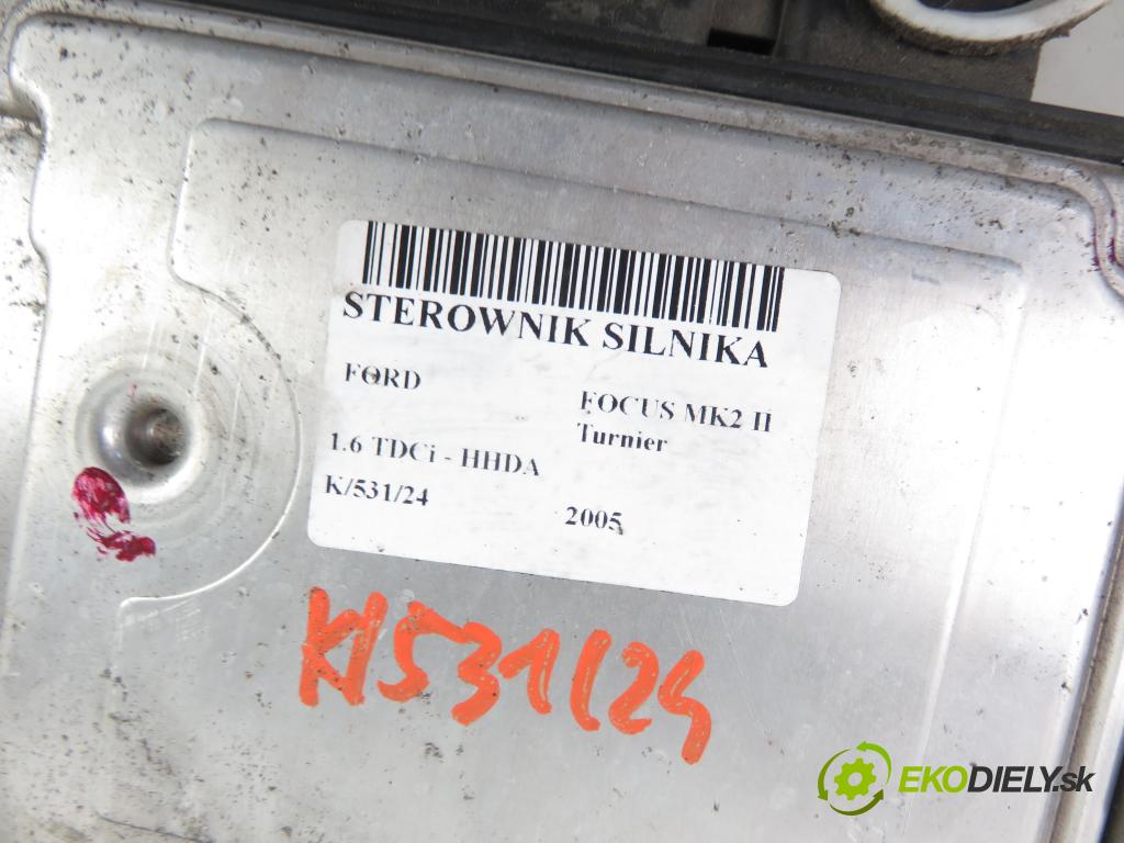 FORD FOCUS II Turnier (DA_, FFS, DS) KOMBI 2005 66,00 1.6 TDCI 90 1560,00 Riadiaca jednotka Motor 4M5112A650YE ; 0281011701 