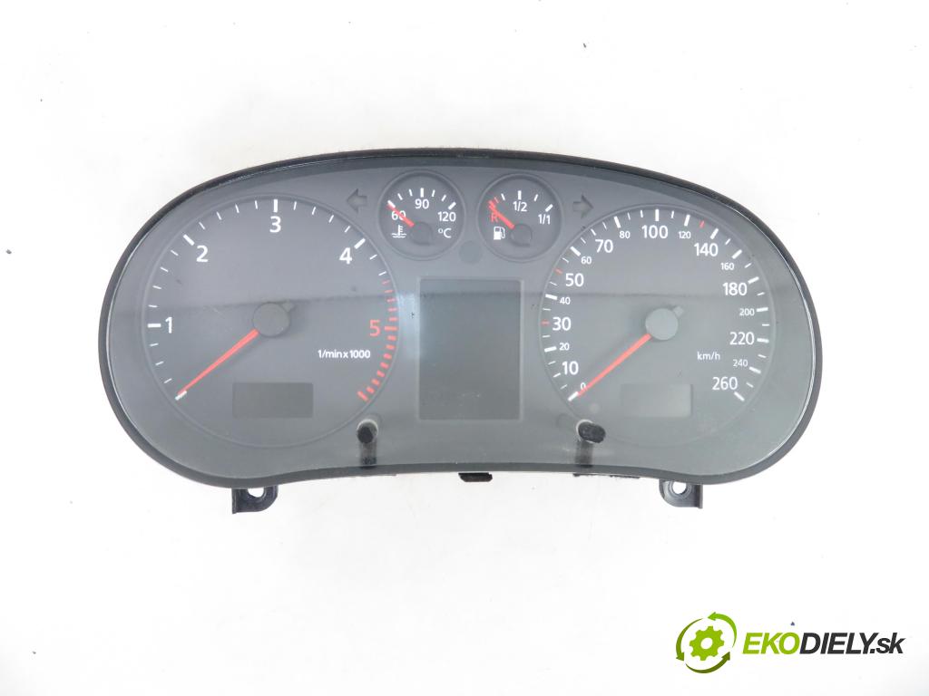AUDI A3 (8L1) HB 2002 96,00 1.9 TDI PD 130 - ASZ 1896,00 Prístrojovka elektrický 8L0920932D