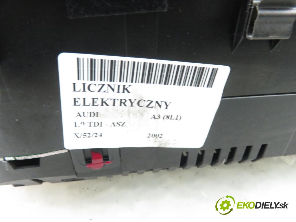 AUDI A3 (8L1) HB 2002 96,00 1.9 TDI PD 130 - ASZ 1896,00 Prístrojovka elektrický 8L0920932D