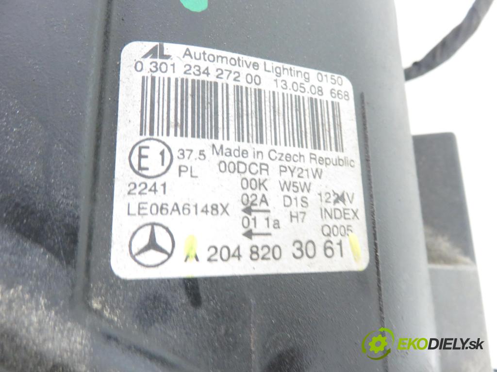 MERCEDES-BENZ KLASA C (W204) SEDAN 2008 115,00 C 180 Kompressor BlueEFFICIENCY 156 - M 271.910 1597,00 Svetlo PP 2048203061