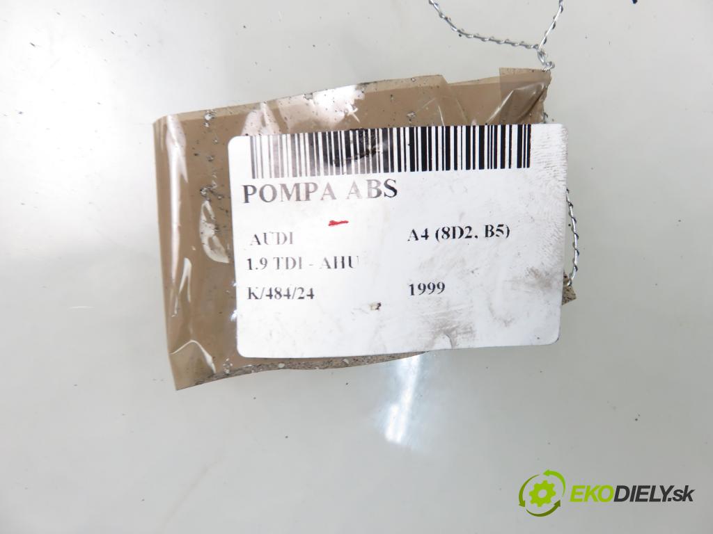 AUDI A4 (8D2, B5) SEDAN 1999 66,00 1.9 TDI - AHU 1896,00 Pumpa ABS 0273004281 (Pumpy ABS)