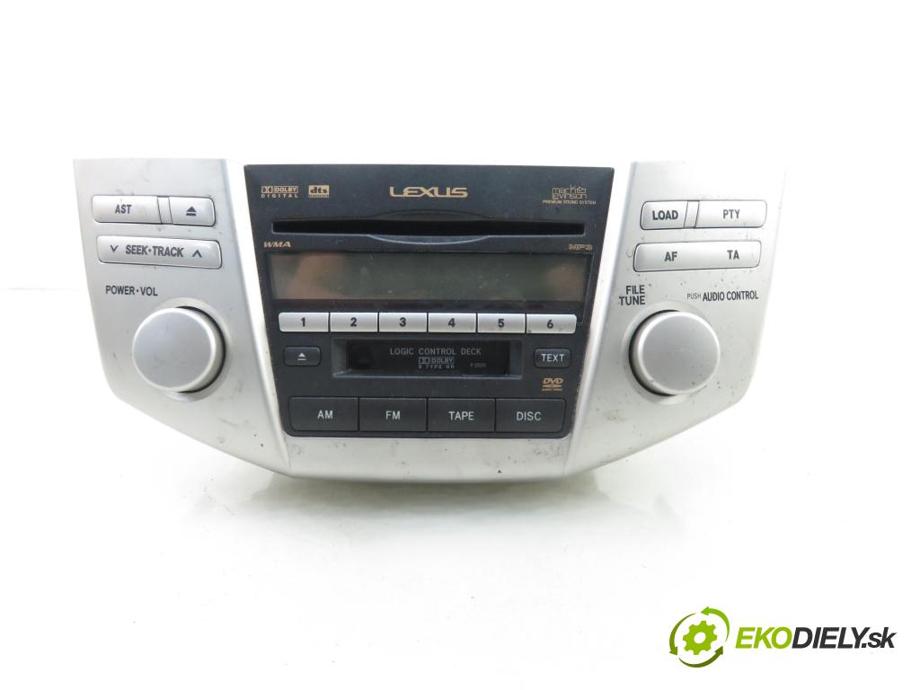 LEXUS RX (_U3_) SUV 2008 155,00 3.3 400h AWD 211/272- 3MZ-FE 3311,00 RADIO CD Modul 8612048A60