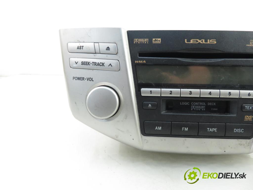 LEXUS RX (_U3_) SUV 2008 155,00 3.3 400h AWD 211/272- 3MZ-FE 3311,00 RADIO CD Modul 8612048A60
