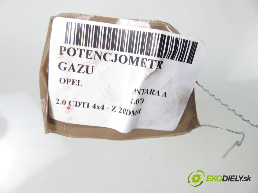 OPEL ANTARA A (L07) SUV 2008 110,00 2.0 CDTI 4x4 - Z 20 DMH 1991,00 Potenciometer plynového pedálu 96625893 (Pedále)