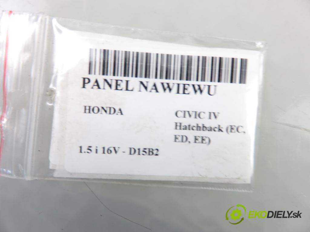 HONDA CIVIC IV Hatchback (EC, ED, EE) HB 1991 66,00 1.5 i 16V - D15B2 1493,00 Panel kúrenia