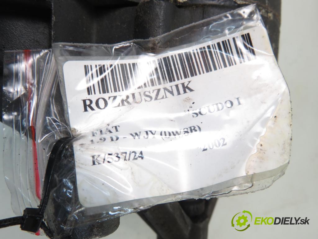 FIAT SCUDO Skrzynia (220_) FURGON 2002 51,00 1.9 D - WJY (DW8B) 1868,00 Štartér  (Štartéry)
