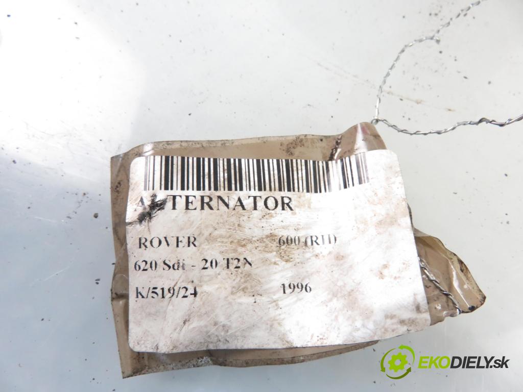 ROVER 600 (RH) SEDAN 1996 77,00 620 Sdi - 20 T2N 1994,00 Alternátor  (Alternátory)