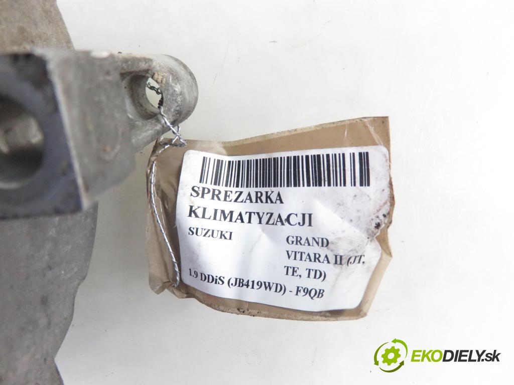 SUZUKI GRAND VITARA II (JT, TE, TD) SUV 2006 95,00 1.9 DDiS 129 - F9Q B 264 1870,00 KOMPRESOR: klimatizácie 9520167JA0 (Kompresory klimatizácie)
