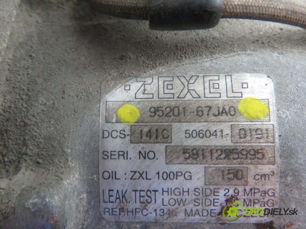 SUZUKI GRAND VITARA II (JT, TE, TD) SUV 2006 95,00 1.9 DDiS 129 - F9Q B 264 1870,00 KOMPRESOR: klimatizácie 9520167JA0 (Kompresory klimatizácie)