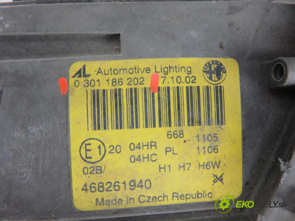 ALFA ROMEO 147 (937_) HB 2003 77,00 1.6 16V T.SPARK ECO 105 - AR 37203 1598,00 Svetlo PP 0301186202