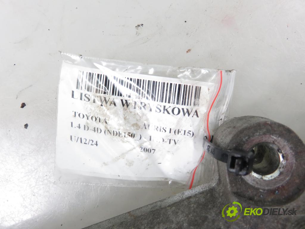 TOYOTA AURIS (_E15_) HB 2007 66,00 1.4 D-4D 90 - 1ND-TV 1364,00 Lišta vstrekovacia 2381033021 ; 0445214132 ; 0281002507 (Vstrekovacie lišty)