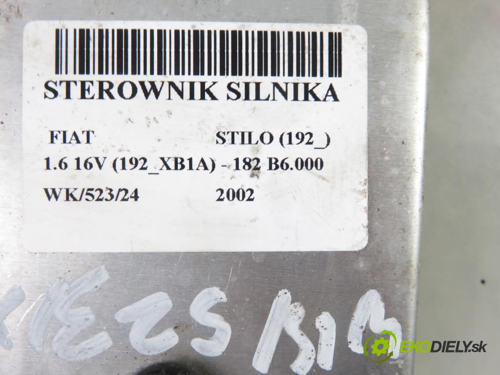 FIAT STILO (192_) HB 2002 76,00 1.6 16V 103 - 182 B6.000 1596,00 Riadiaca jednotka Motor IAW5NFS5 ; 55201829