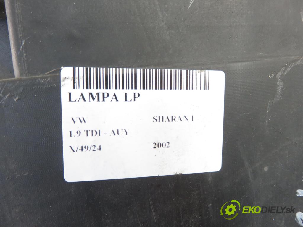 VW SHARAN (7M8, 7M9, 7M6) VAN 2002 85,00 1.9 TDI PD 115 - AUY 1896,00 Svetlo LP 7M3941015AC
