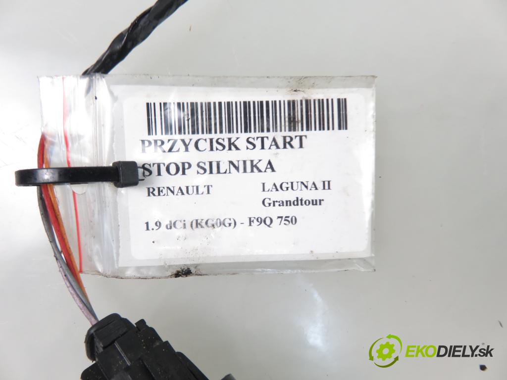 RENAULT LAGUNA II Grandtour (KG0/1_) KOMBI 2001 88,00 1.9 dCi 120 - F9Q 750 1870,00 vypínač Start brzdových svetiel Motor 8200004282
