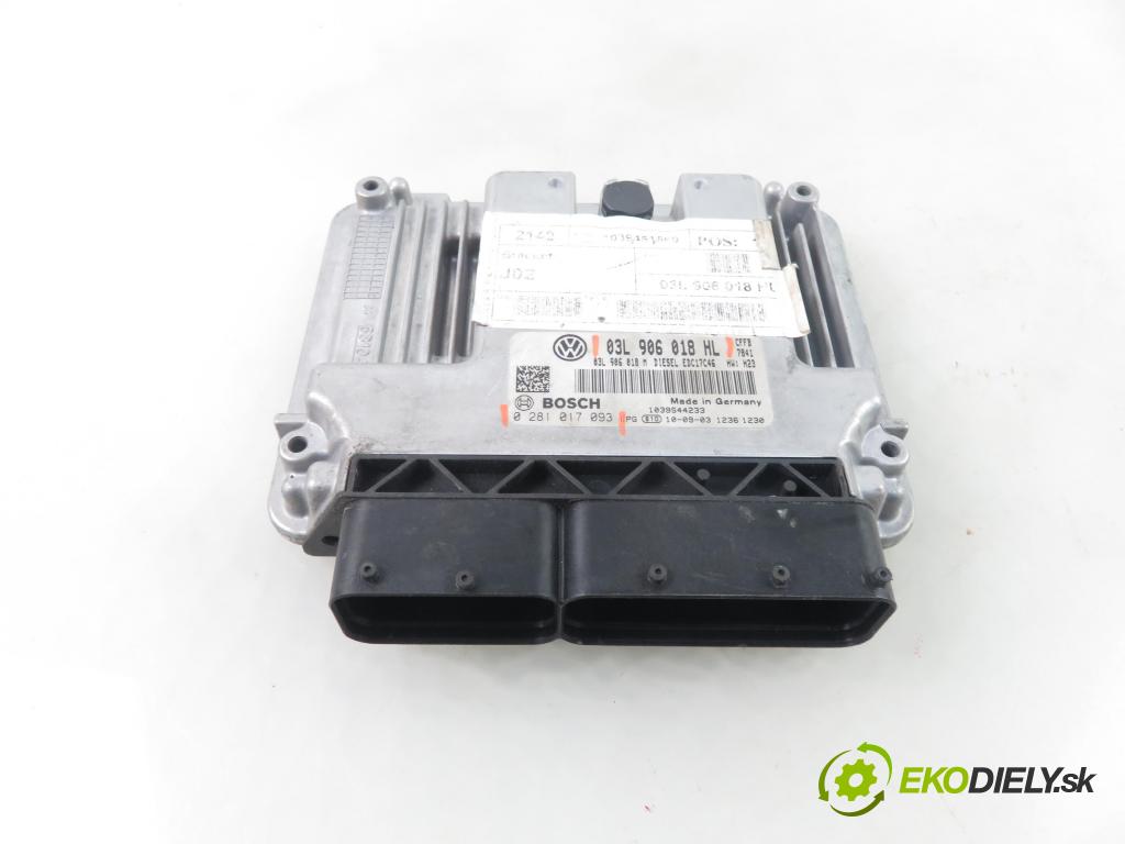 SEAT ALHAMBRA (710, 711) MINIVAN 2011 103,00 2.0 TDI - CFFB 1968,00 Riadiaca jednotka Motor 03L906018HL ; 0281017093