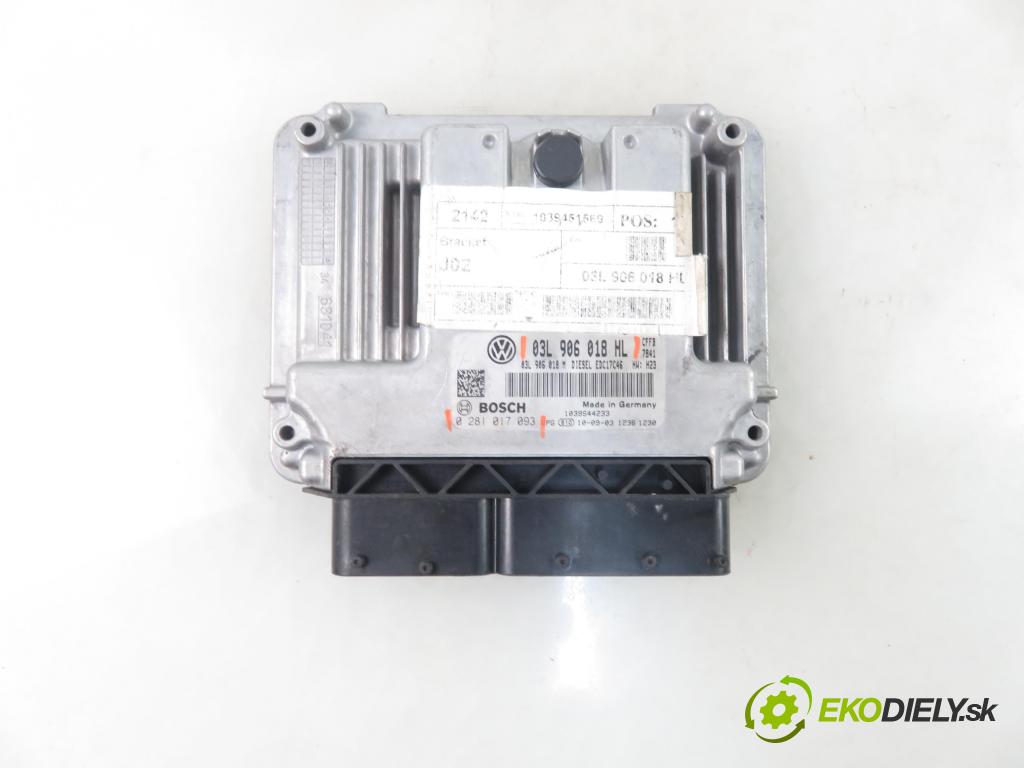 SEAT ALHAMBRA (710, 711) MINIVAN 2011 103,00 2.0 TDI - CFFB 1968,00 Riadiaca jednotka Motor 03L906018HL ; 0281017093