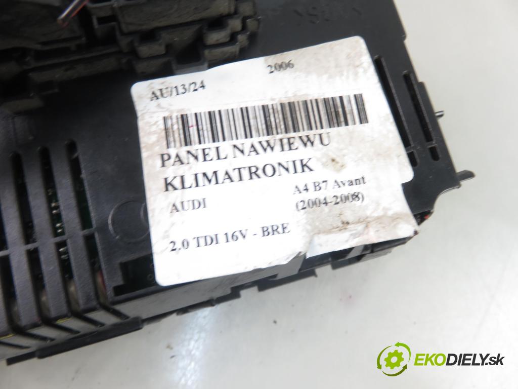 AUDI A4 Avant (8ED, B7) KOMBI 2006 103,00 2.0 TDI 16V - BRE 1968,00 Panel kúrenia KLIMATRONIK 8E0820043BL