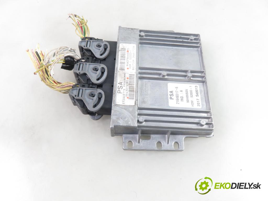CITROEN C5 I (DC_) SEDAN 2001 85,00 1.8 16V (DC6FZB, DC6FZE) - 6FZ (EW7J4) 1749,00 Riadiaca jednotka Motor 9643786680 ; 9643915380