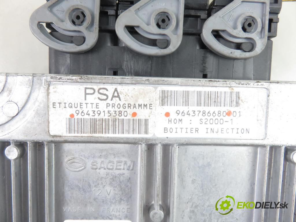 CITROEN C5 I (DC_) SEDAN 2001 85,00 1.8 16V (DC6FZB, DC6FZE) - 6FZ (EW7J4) 1749,00 Riadiaca jednotka Motor 9643786680 ; 9643915380