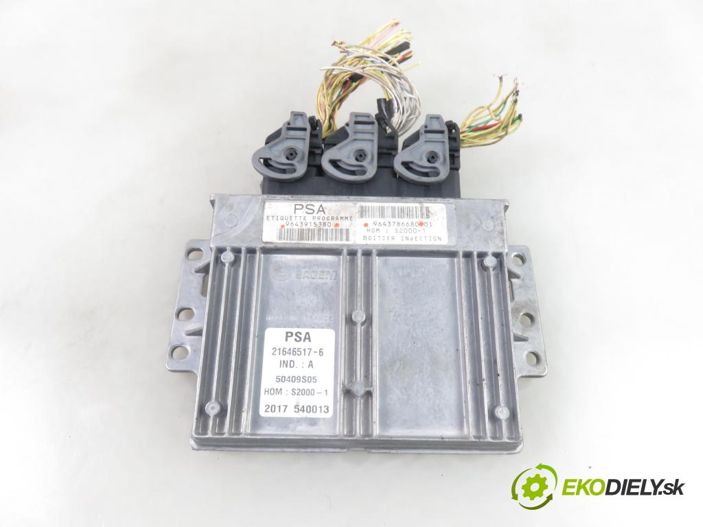 CITROEN C5 I (DC_) SEDAN 2001 85,00 1.8 16V (DC6FZB, DC6FZE) - 6FZ (EW7J4) 1749,00 Riadiaca jednotka Motor 9643786680 ; 9643915380